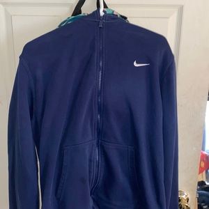 Dark blue Nike zip up